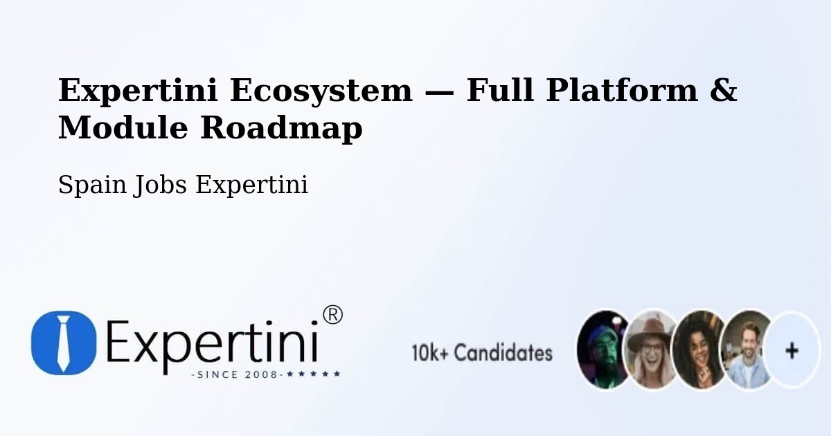 Expertini Ecosystem — Full Platform & Module Roadmap – Altable